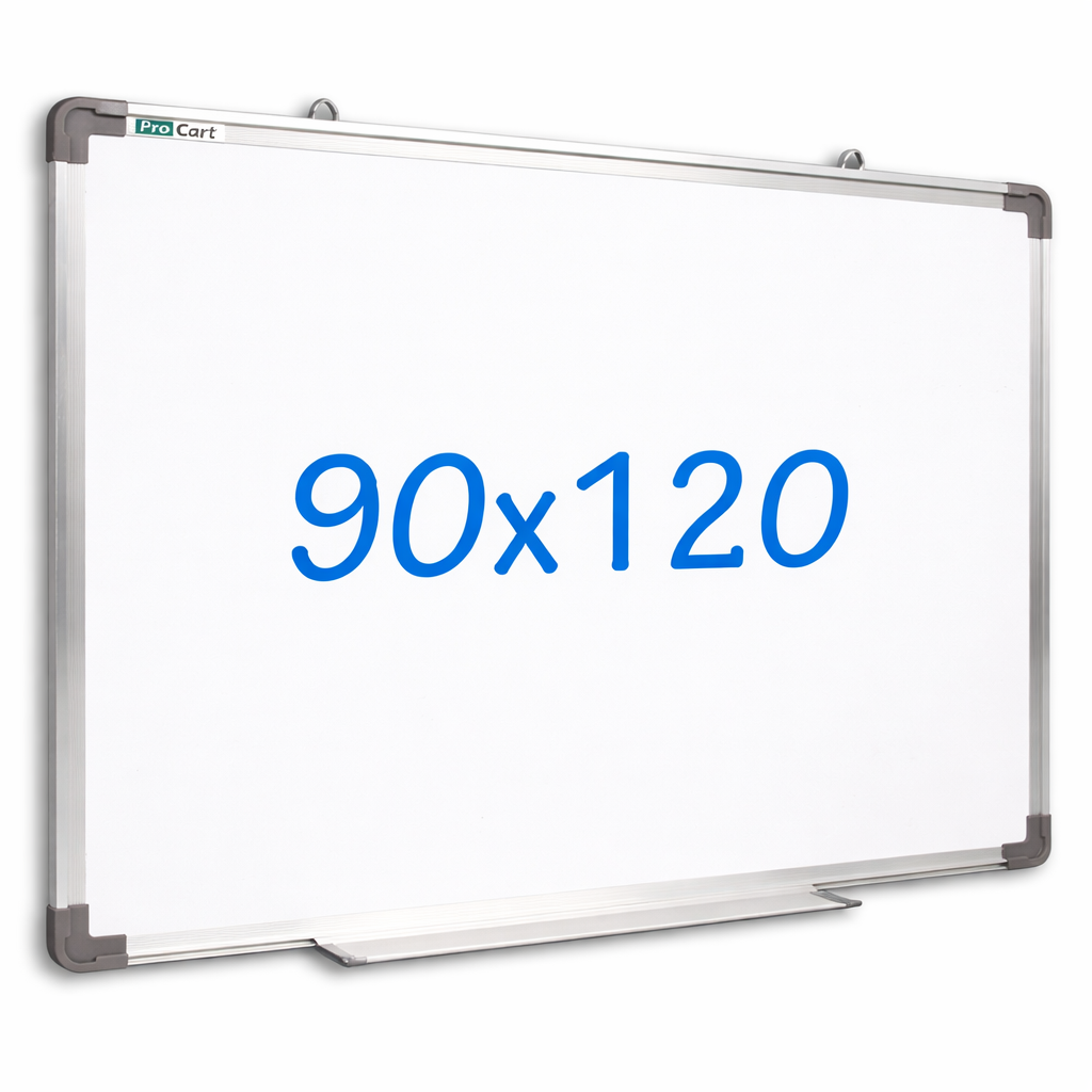 Tabla magnetica Premium alba 90x120 cm, rama de aluminiu, fixare perete, suport markere - imagine 17
